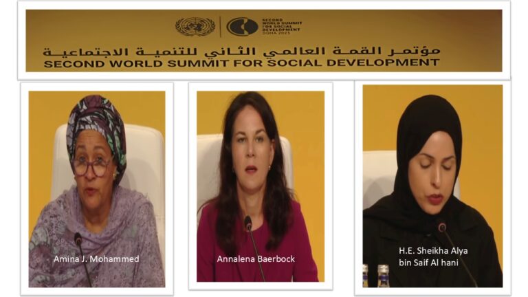 Second World Summit for Social Development | Doha, Qatar | United Nations