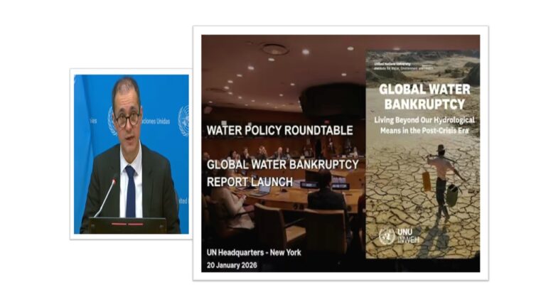 Global Water is at risk